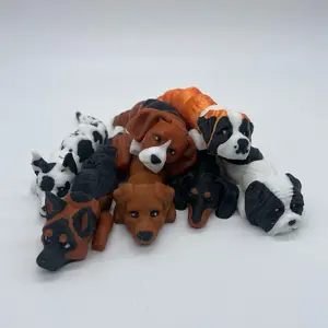 Articulated Dogs With Dog House Home Decor Lab German Shepherd Husky Terrier