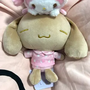 Cinnamoroll Brown Mocha Soft Plush Pendant Car Keychain Student Schoolbag Phone Case Decoration Halloween Christmas Gift