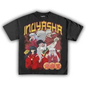 INUYASHA VINTAGE TEE - Vintage Graphic Cotton T-Shirt - Unisex Gift for All, Streetwear, Menswear & Womenswear