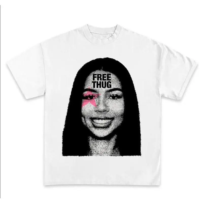 [100% Cotton] Mariah Free Thug The Scientist To Be Eaten Alive Rapper Star Shirt Classic Cotton  T-Shirt Golf Gift T-Shirt For Men And Women,shirts,pink..
