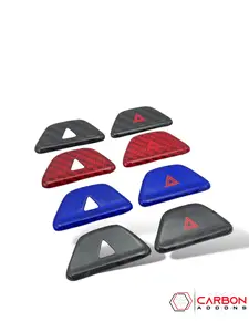 2016-2024 Chevy Camaro Real Carbon Fiber Interior Hazard Button Cover
