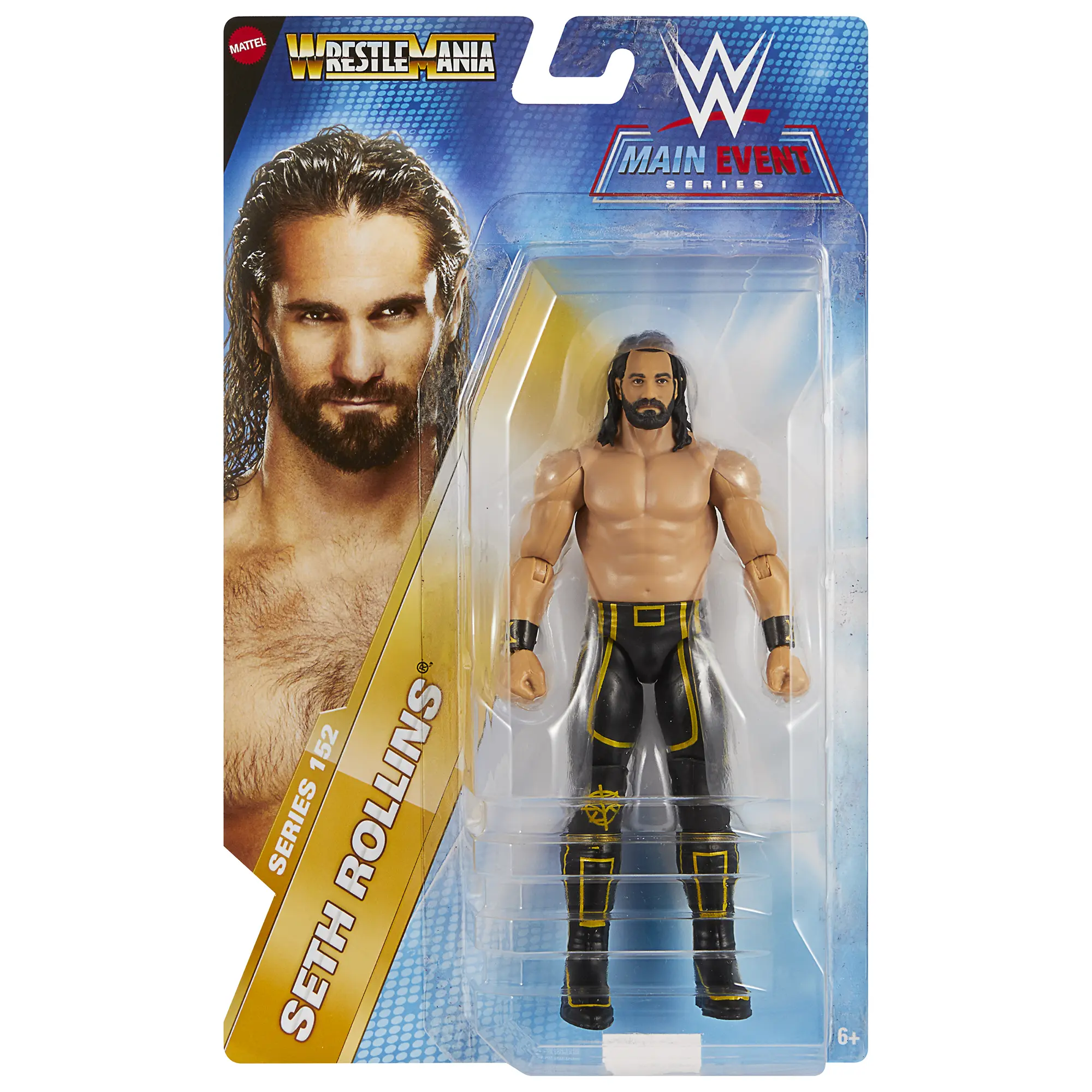 Seth Rollins - WWE Main Event 152 Mattel WWE Toy Wrestling Action Figure