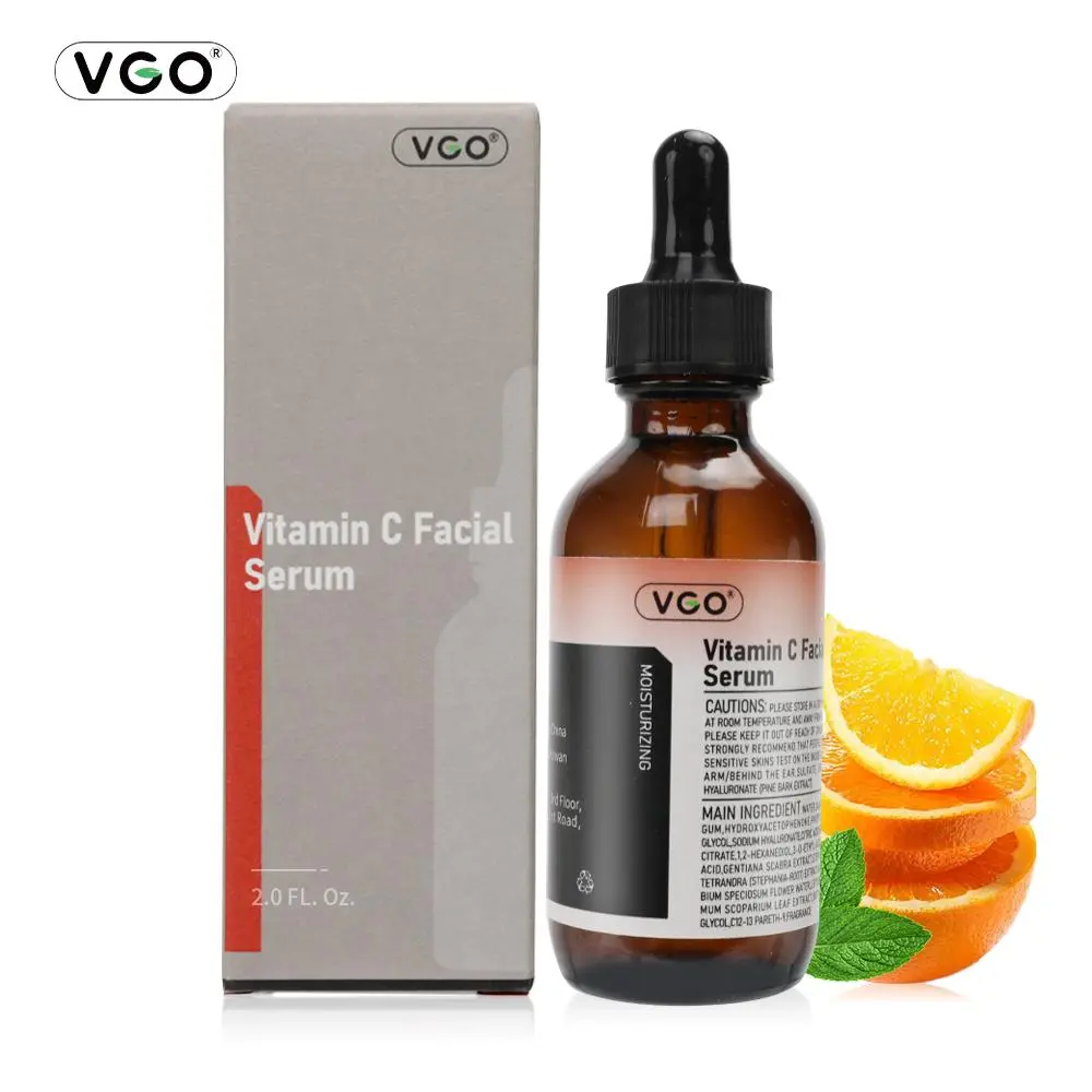 VGO Vitamin C Facial Serum, 30ml/60ml Comfort soothing vitamin c serum Skincare Face Serum,  Daily SkinCare for All Skin Types.