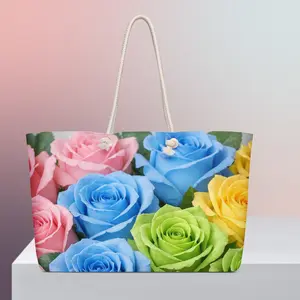 The Valerie "Flowers Collection" Oversized weekender bag