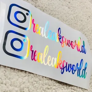 Custom Decal for Instagram | Social Media Name Personalized Vinyl Sticker | Instagram Tag | Car Decal | Custom Decal car sticker