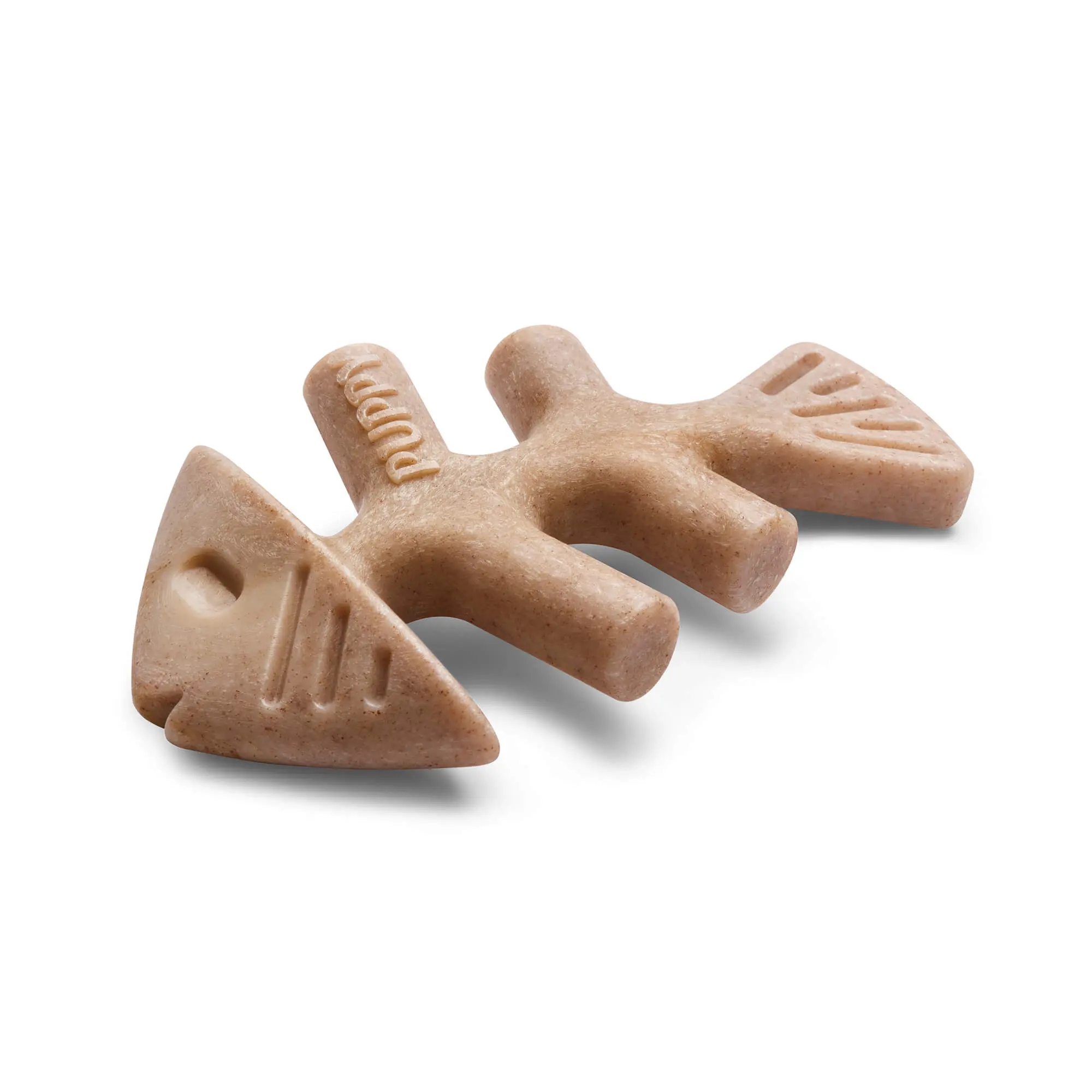Puppy Fishbone | Durable Dog Chew Toy for Teething Pups | Real Flavor + Long-Lasting Play