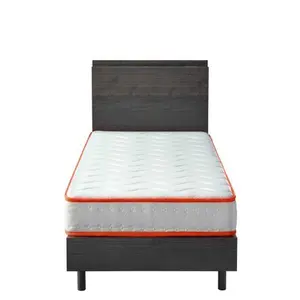 Twin Mattress 6 Inch, Twin Size Mattresses Hybrid Innerspring Mattress in a Box, Twin Foam Spring Mattress with Motion Isolation & Pressure Relief for Twin Bed Frames, Medium Soft