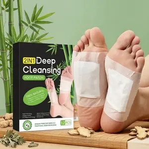 Natural Foot Detox Patches - Deep Cleansing Pads for Better Sleep & Stress Relief (Black Friday Festive Design)