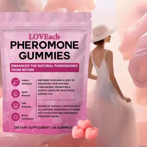LOVEach Pheromone Gummies - Enhances Your Natural Pheromones From Within - Mixed Berry Flavor | Feminine Gummies | - All in One Solution with Slippery Elm Barkand Lactobacillus Probiotic Blend L-Arginine Maca Rootfor Women’s pH Balance and Dryness Dietary
