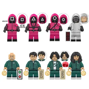 Hot Toys ,Mini FiguresBricks Toy  Game Anime Cartoon,Dolls Building Blocks Assemble Toys Model Children Christmas Gifts