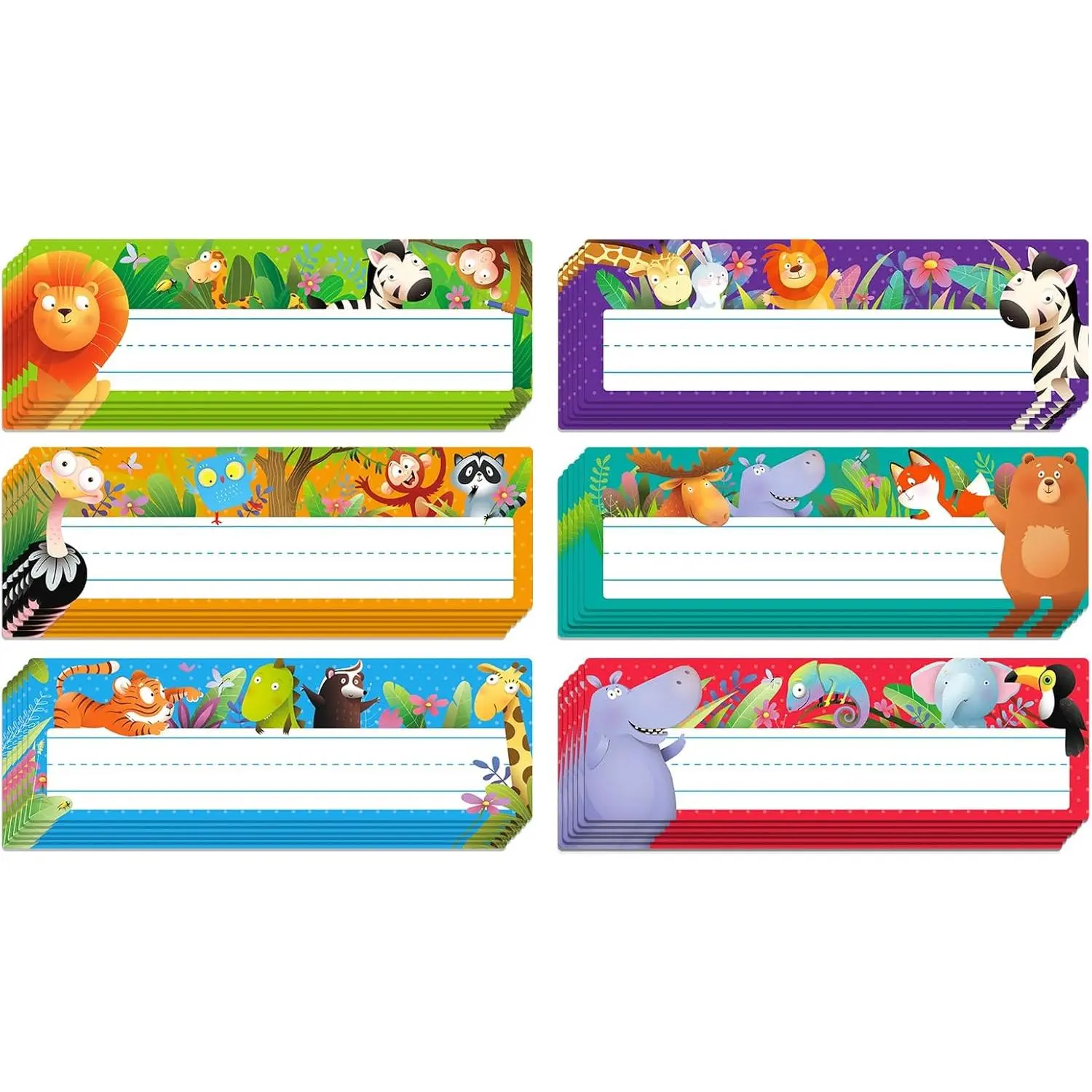 36 count Classroom Name Tags 11"x 3.5"  Student Name Plate for Desk Nameplates Classroom Decoration for School Student Name Desk Tags