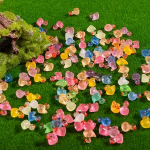 30 Glow-In-The-Dark Mini Ducks, Resin Duckies, Realistic Baby Duck Party Gifts, Cute Collectible Figurines, Animal Collectibles, Animal Design, Perfect for Weddings & Parties, Resin Animal Sculptures