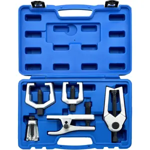 Ball Joint Separator Kit 5 in 1 Pitman Arm Puller, Tie Rod End Tool Set, Splitter Removal Kit for Front End Service