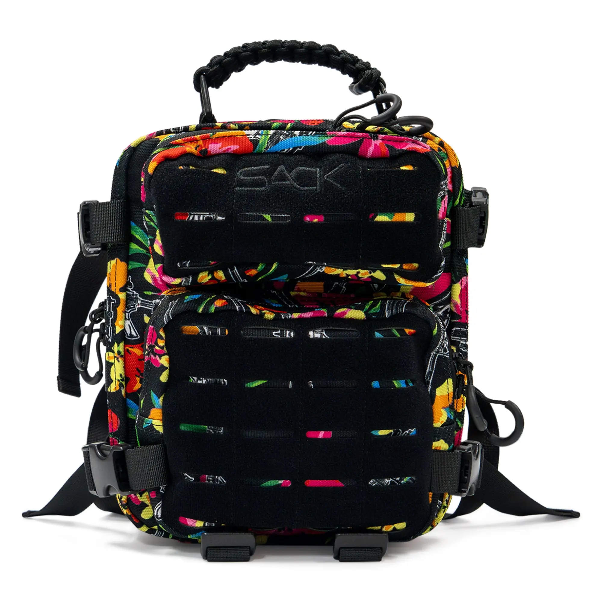 Tactical Carryon Backpack Travel Bag, Compact Design with Waterproof Lining, MOLLE Webbing, and Padded Straps for Everyday Carry