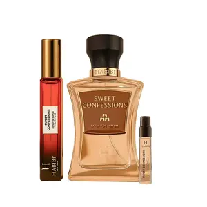 HABIBI NEW YORK Sweet Confessions Paraben-Free Perfume Set – Complete 10ml Floral Fragrance Collection with Multiple Scents, Try Samples, Gift-Ready