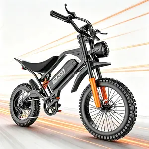Electric Off-Road Dirt Bike  Peak 5500W High Torque Motor,48V 30AH Large Battery,Max 40MPH & 100 Miles Range,20×3.0 Fat Tire 7-Speed  Mountain Off-Road E Dirt Bike for Teens & Adults