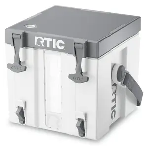 RTIC Halftime Water Cooler White 3 Gallon, water cooler, insulated jug, beverage dispenser, sports hydration, drink container, team equipment, cold retention, portable cooler, outdoor events