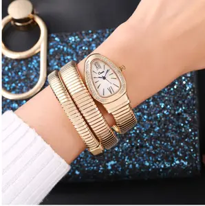 Quartz Snake Watch, Gold Serpenti Watch for Women, Women's Watches