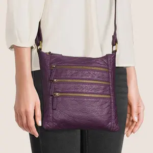 Ampere Creations The Camile Three Zip Crossbody