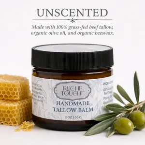 Organic Grass-Fed Beef Tallow Balm | Handmade and All-Natural Moisturizer