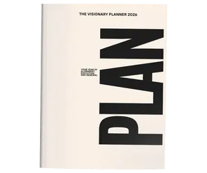 The Visionary Planner 2026 - A Year to Plan with Purpose & Execute with Excellence 268 Pages Color Printed for Entrepreneurs & Leaders