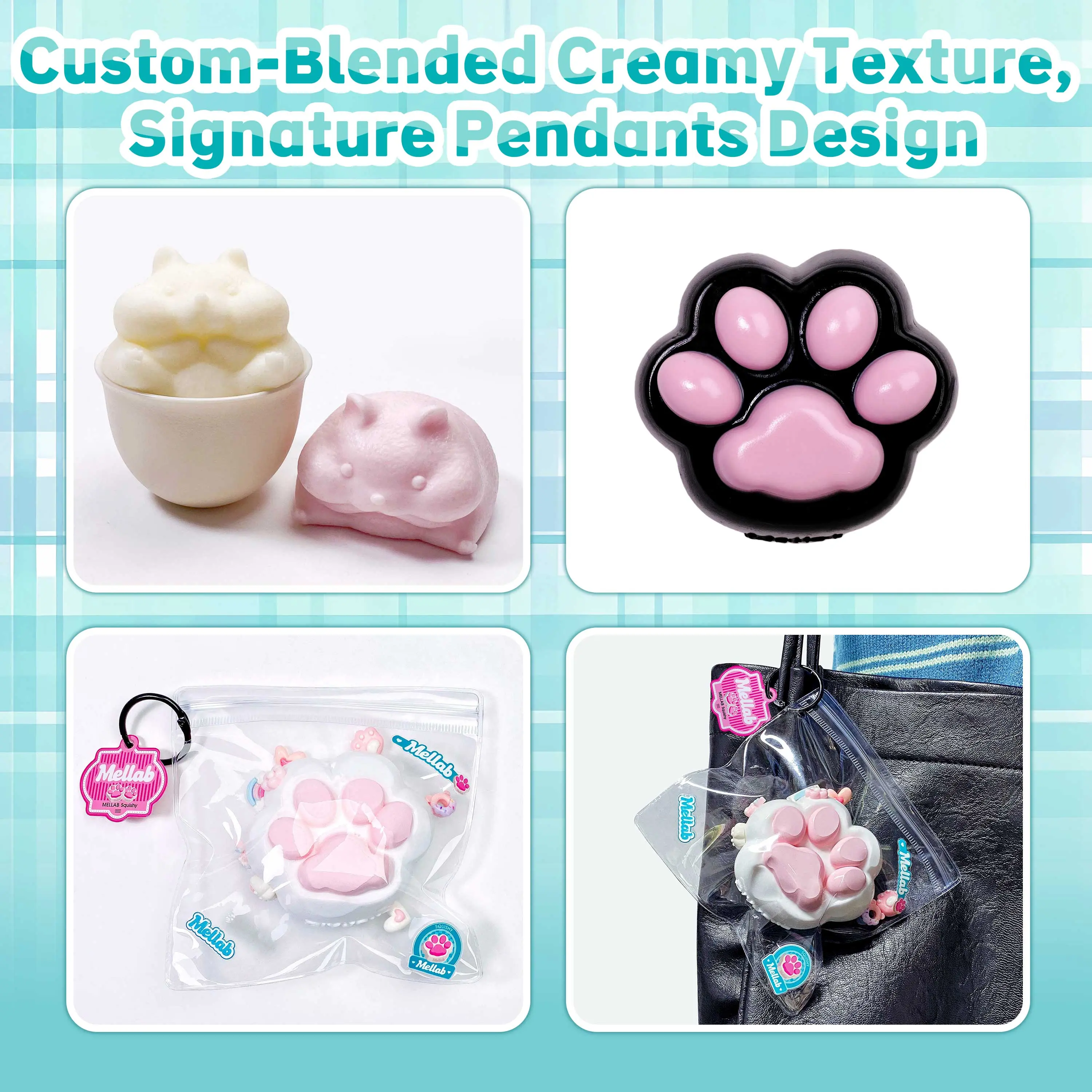 MELLAB Taba Squishy Making Kit , 18OZ Gel for creamy Fidget toy