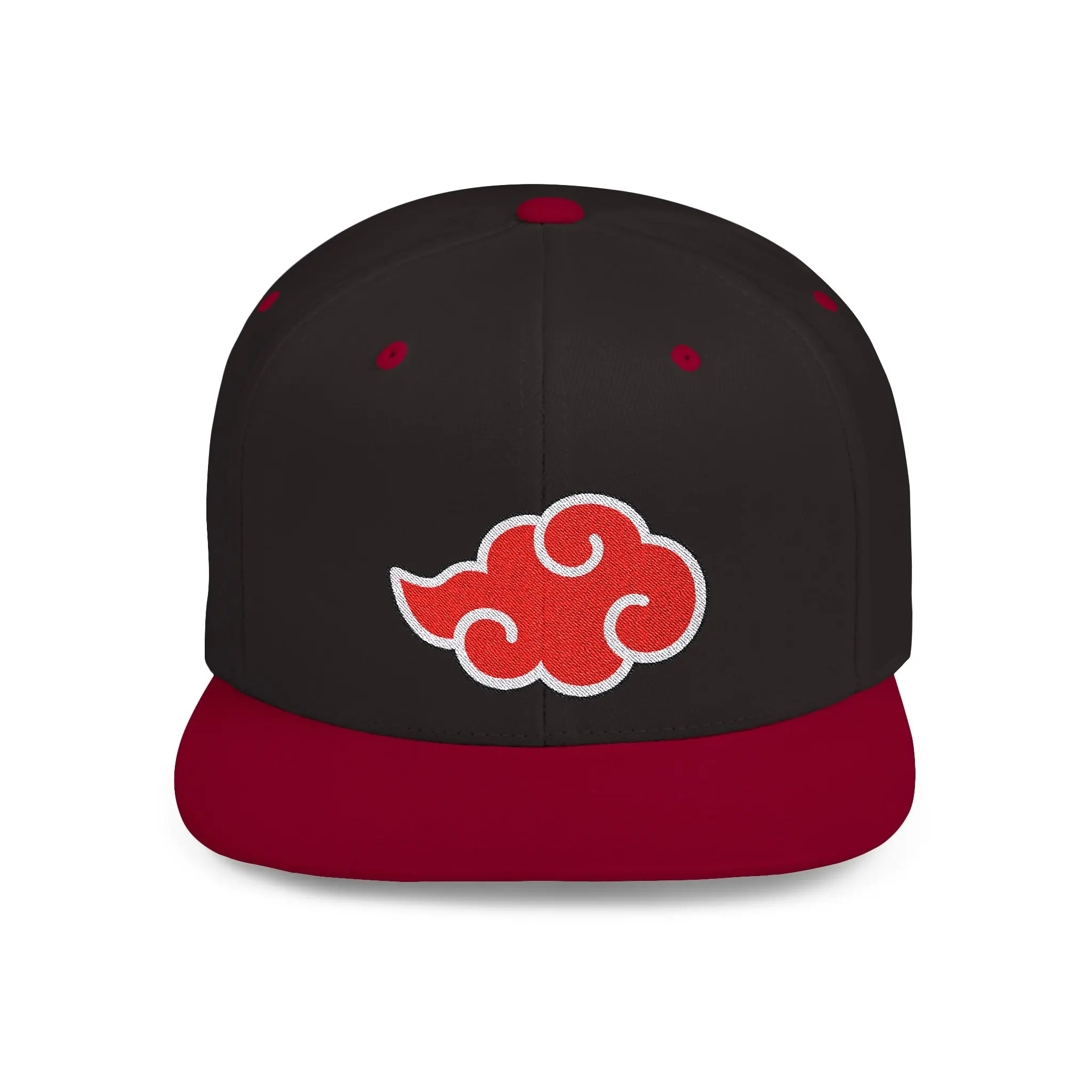 Snapback Cap Hat, Akatsuki Logo Naruto, Anime Gift, Adjustable Baseball Cap, Cosplay Accessory
