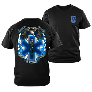 EMS Medic Shirt, Star of Life Eagle T Shirt, Paramedic Graphic Tee, Emergency Medical Technician Shirt, Unisex EMS Gift
