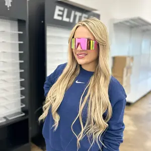 Elite Gamma Pink – ANSI Z87.1 Polarized Safety Glasses (Pink Frame + Pink Lens)