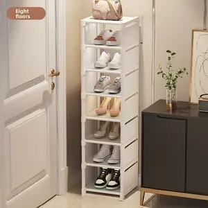 Large Capacity Multi-Layer Shoe Cabinet, Durable Space-Saving Storage Rack, Ideal for Hallway, Bedroom, Living Room, Shoe Cabinet Organizer