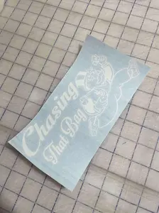 Chasing that bag decal sticker Decorative