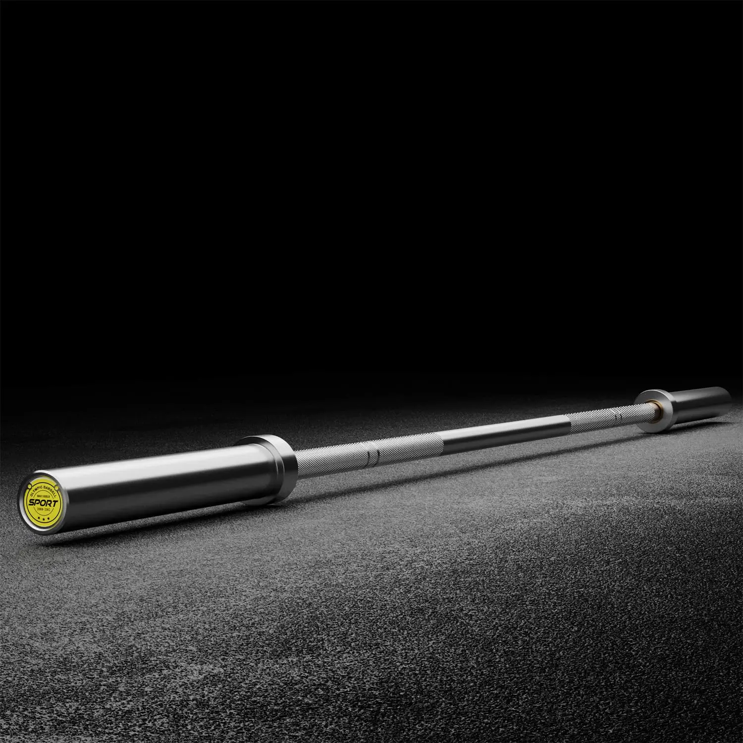 Gaomon 7ft 45LB Olympic Squat Barbell - High-Tensile Steel Gym Equipment, 1000LB Capacity, 28mm Knurled Grip, Hard Chrome Lasting Protection, 2" Sleeves Universal Plate Fit for Powerlifting Home Use, Barbells