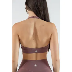 Halter Bra - Coconut Shell