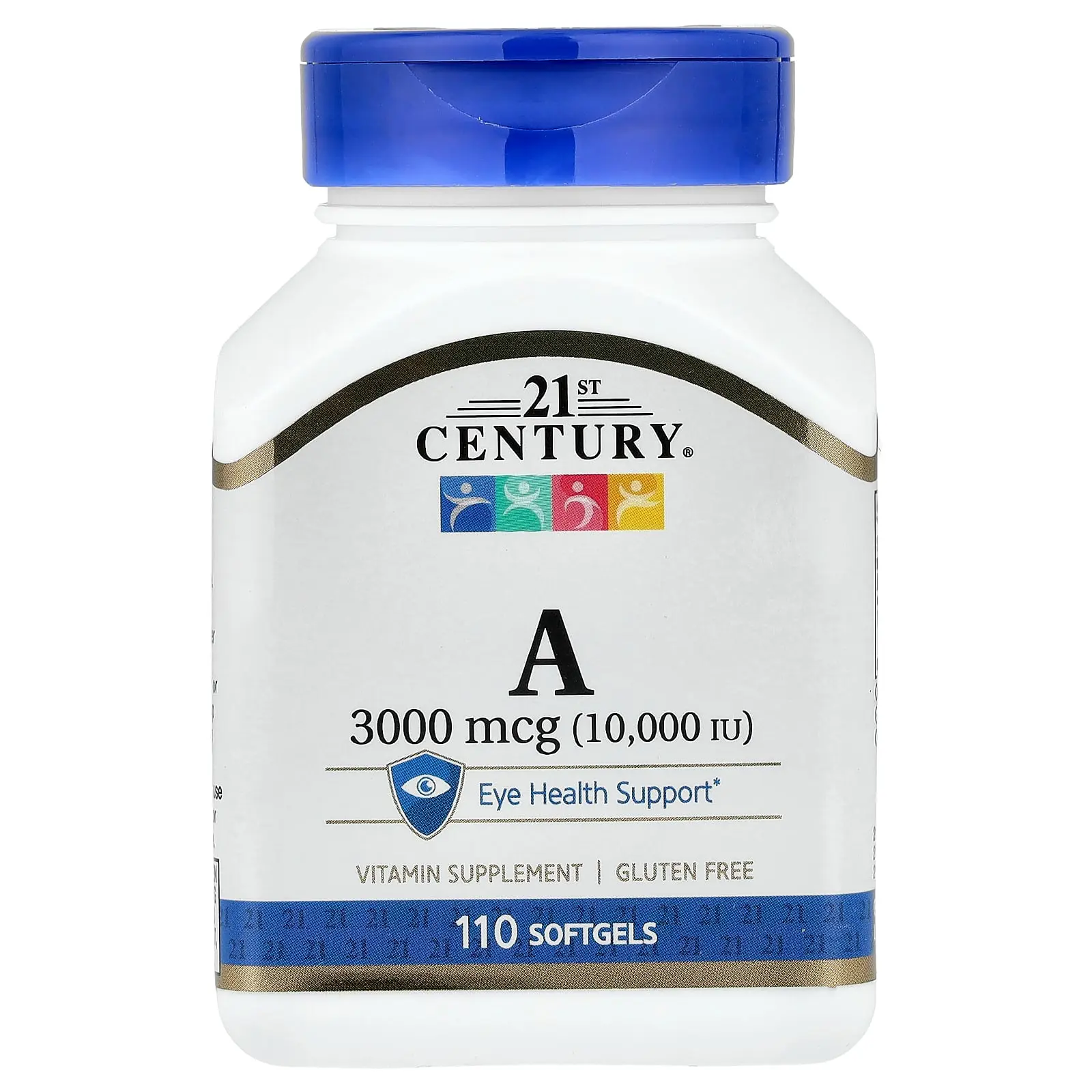 21st Century Vitamin A, 3,000 mcg (10,000 IU), 110 Softgels