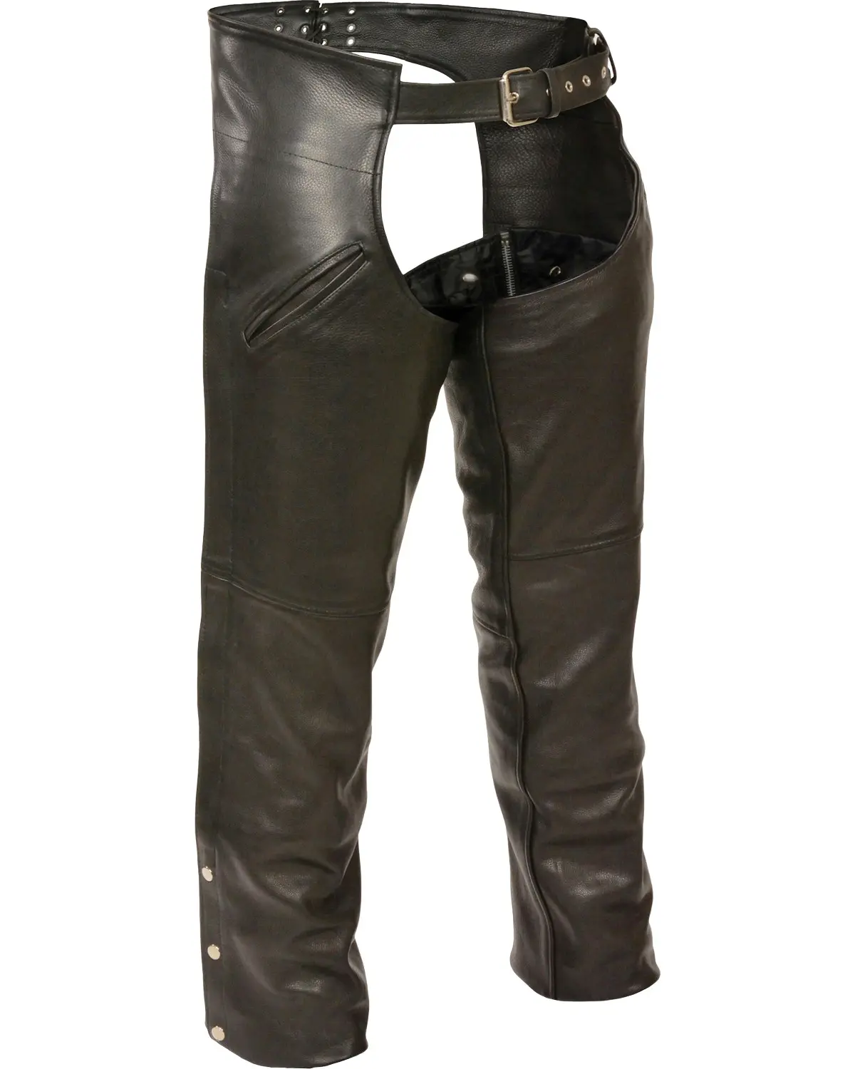 Milwaukee Leather Men's Men'S Slash Pocket Thermal Liner Chaps 3X - Ml1103-Black-3X