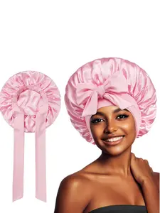 Silk Hair Wrap for Women, Adjustable Ties for Curly and Braided Hair Care, Luxurious Sleep Cap for Healthy Hair, Sleeping Cap, Adjustable Hair Bonnet, Bonnets for sleeping