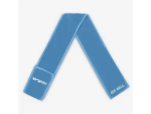 We Ball Sports Football Streamer Towel (Carolina Blue)