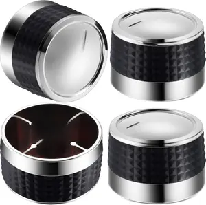 B BRAZIFY 4-Pack Gas Grill Replacement Knobs , D-Shape Valve Compatible with BBQ, Stove, and Outdoor Grilling Accessories