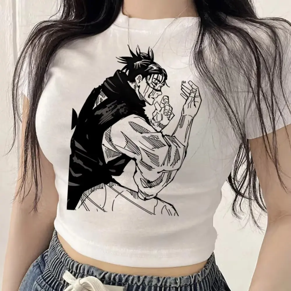 Choso Baby Tee, Anime Manga Shirt, Kawaii Girl Top, Grunge Graphic Tee, Dollette Aesthetic Shirt, Korean Fashion Top, JJK Character Tee, Anime Fan Shirt, Trendy Streetwear Top
