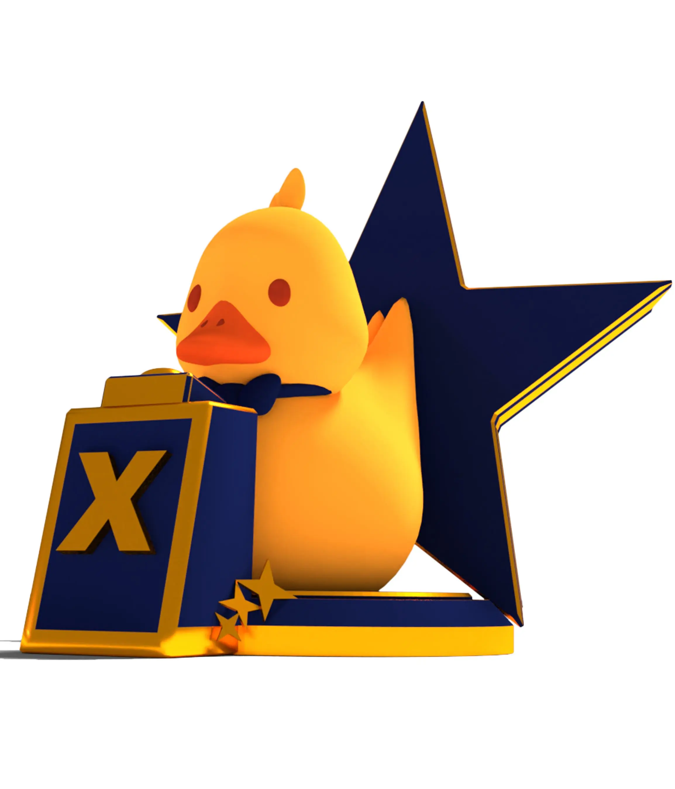 Original Quackity Judge Trophy Vinyl