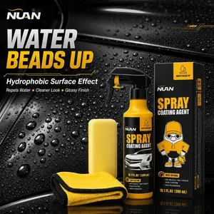 NUAN nano car coating spray-Professional spray coating with superior water beading & UV defense.