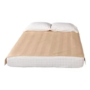 Lippert Components M6V-2022107830 Thomas Payne Microfiber 3-In-1 Tuck Bedding Set - Tan Check - Size Queen