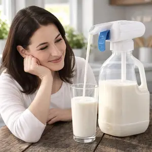 Automatic Drink Dispenser for Kitchen, Multi-Beverage Compatible with Milk, Juice, Water, Hand-Free, Leak-Proof, Contactless for Enhanced Hygiene, Ideal for Home, Party Beverage Stations, Mini Graduation  couple best friend birthday gift tiktokshopspringg