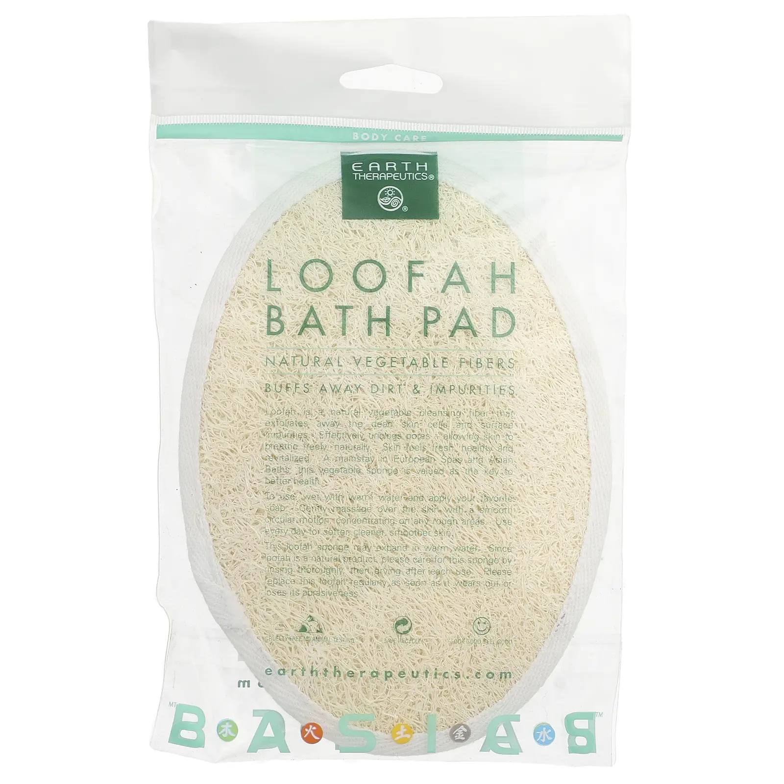 Earth Therapeutics Loofah Bath Pad, 1 Pad