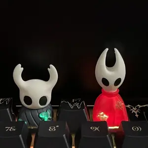 Hollow Knight Bee Girl Transparent Keyboard Caps, Mechanical Keyboard Creative Keycaps, Decorative Ornament Hand Model