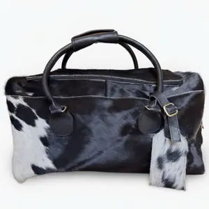 ALL COWHIDE LEATHER DUFFLE BAG Travel Duffels Dufflebag