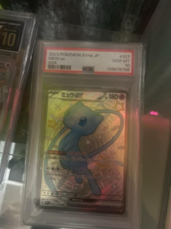 Mew Vmax black label CGC Minton 10