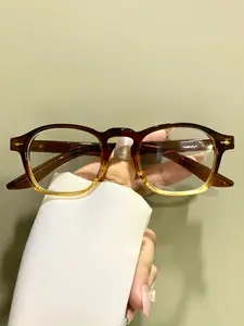 Retro Square Eyeglasses, Trendy Simple Eyeglasses Men and women High Quality Eyeglasses, Square Frame Eyewear