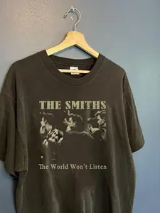 Vintage The Smiths Aesthetic Inpsired Tee, The Smiths, The Smiths retro, The Smiths shirt, Rock n roll clothing, the smiths rock band, the smiths tour, the smiths concert, morrissey shirt, mike joyce shirt