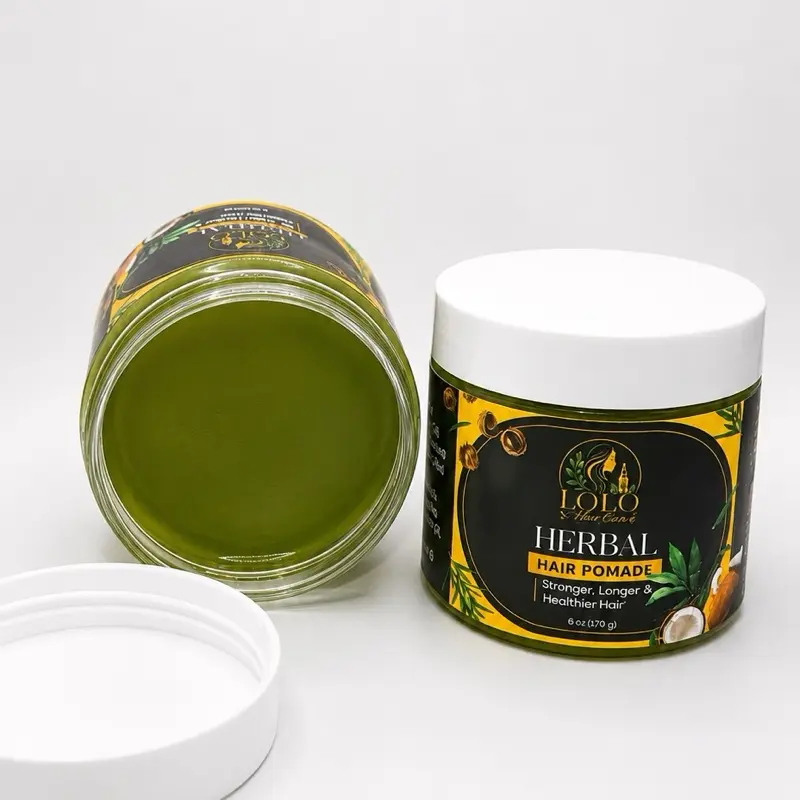 LOLO Herbal Hair Pomade, Natural Plant-Based Styling Pomade for Men and Women, Long-Lasting Hold, Non-Greasy Finish Haircare